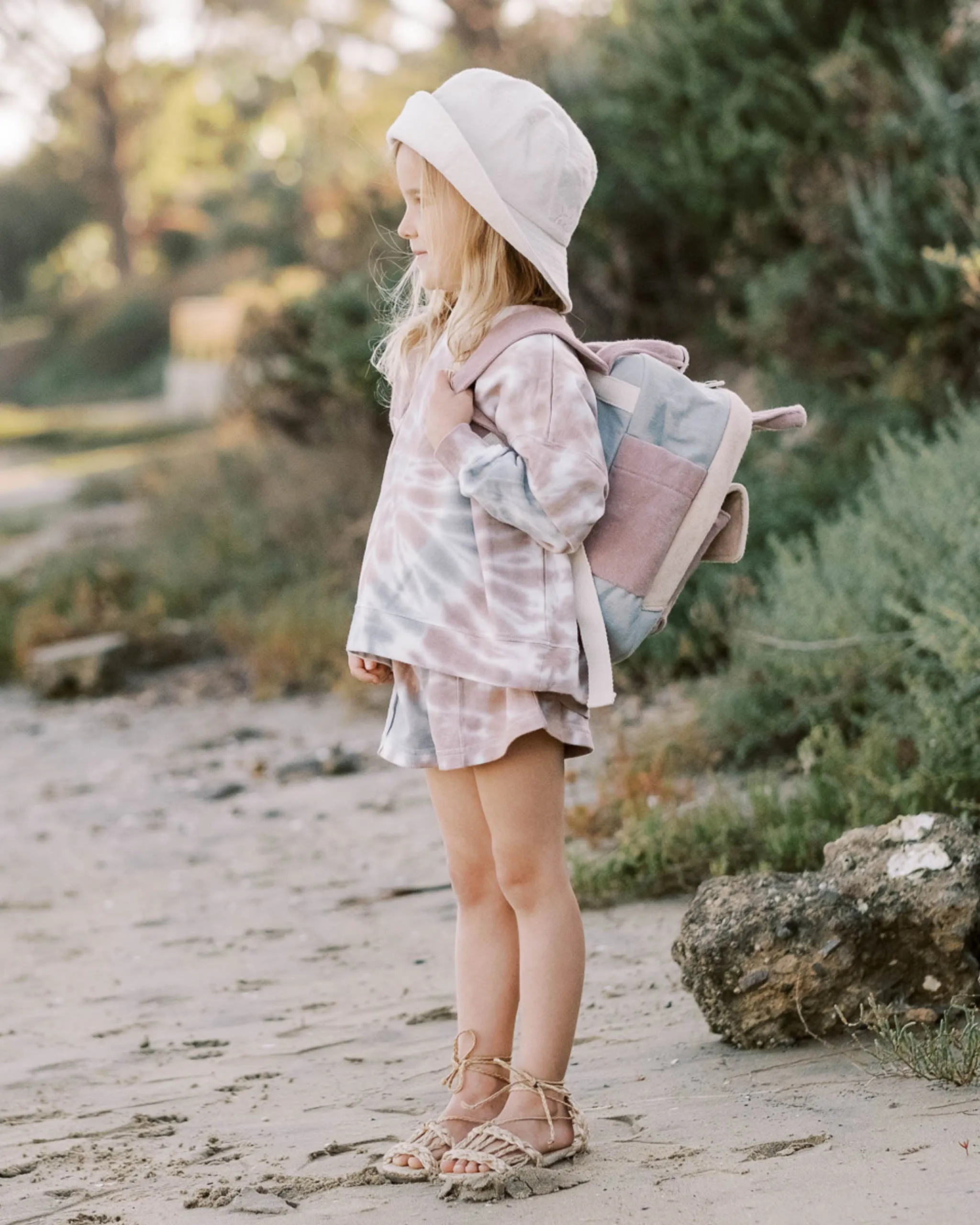 Rylee + Cru Terry Colorblock Mini Backpack