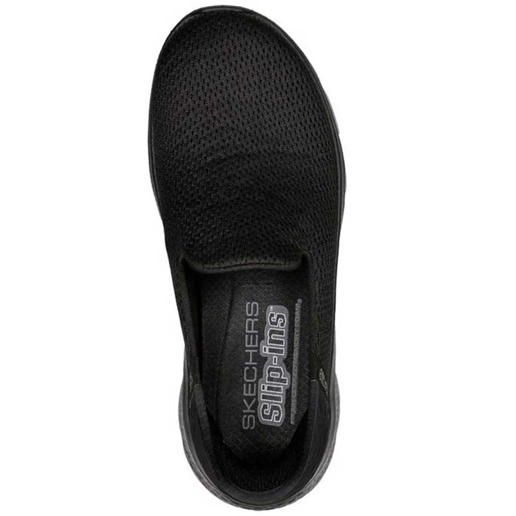 Skechers Slip-Ins: Go Walk Flex-Relish Black/Black 124963-BBK (Women's)