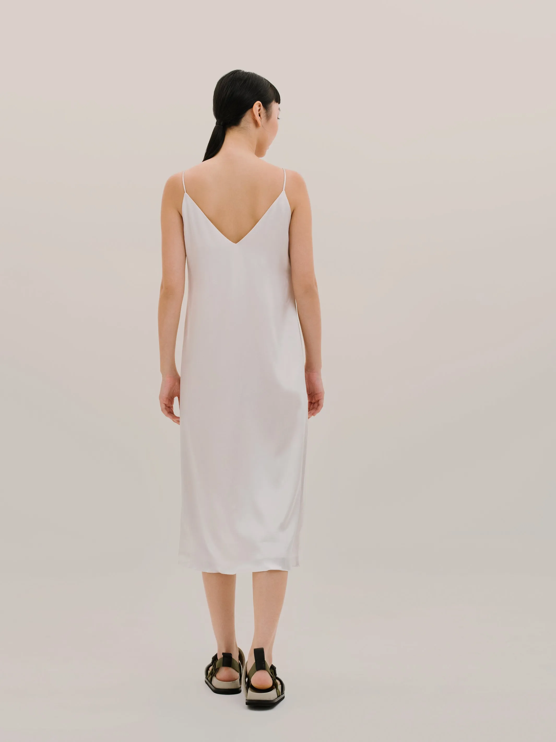 Slip Dress in Champagne