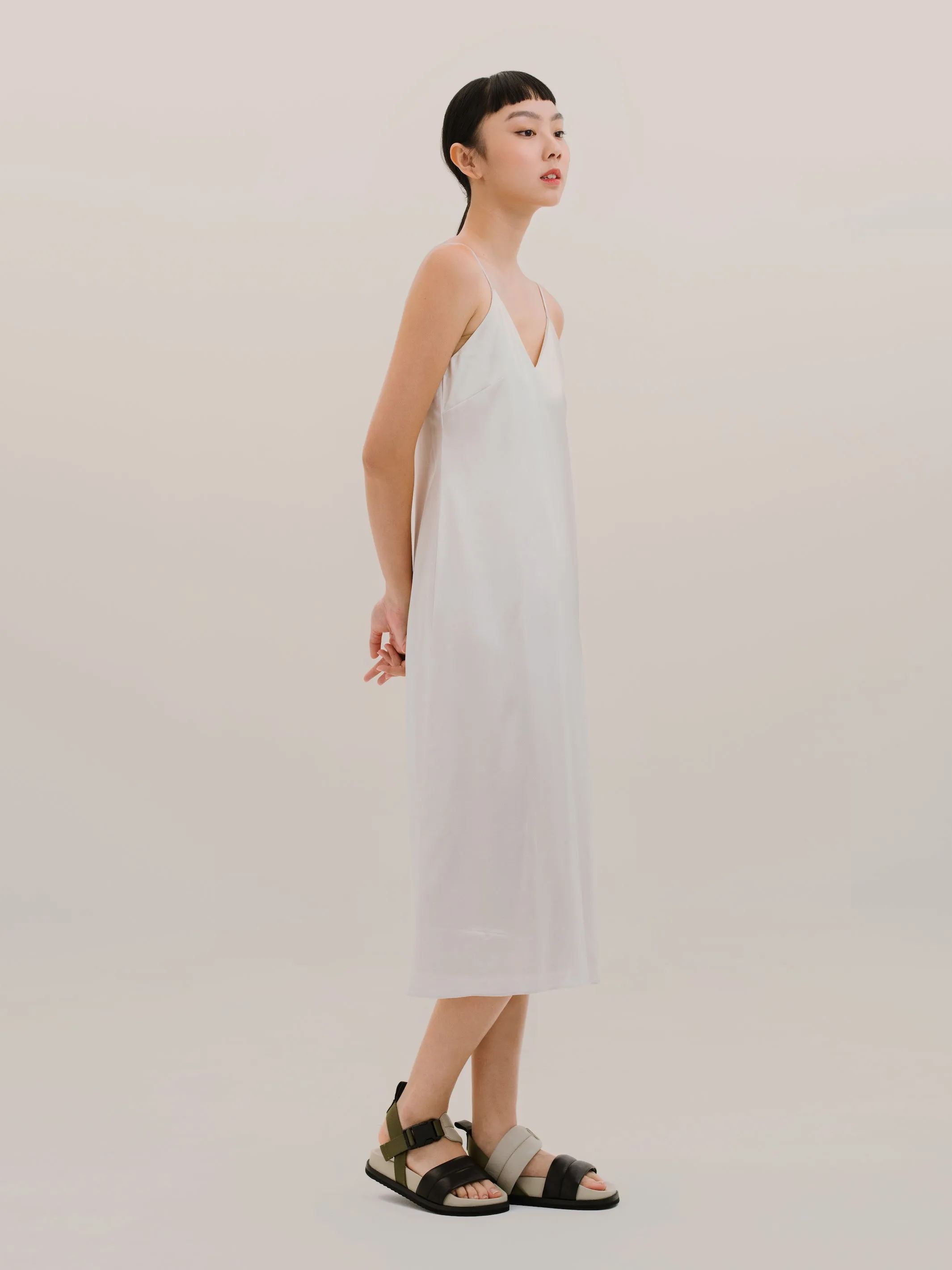 Slip Dress in Champagne