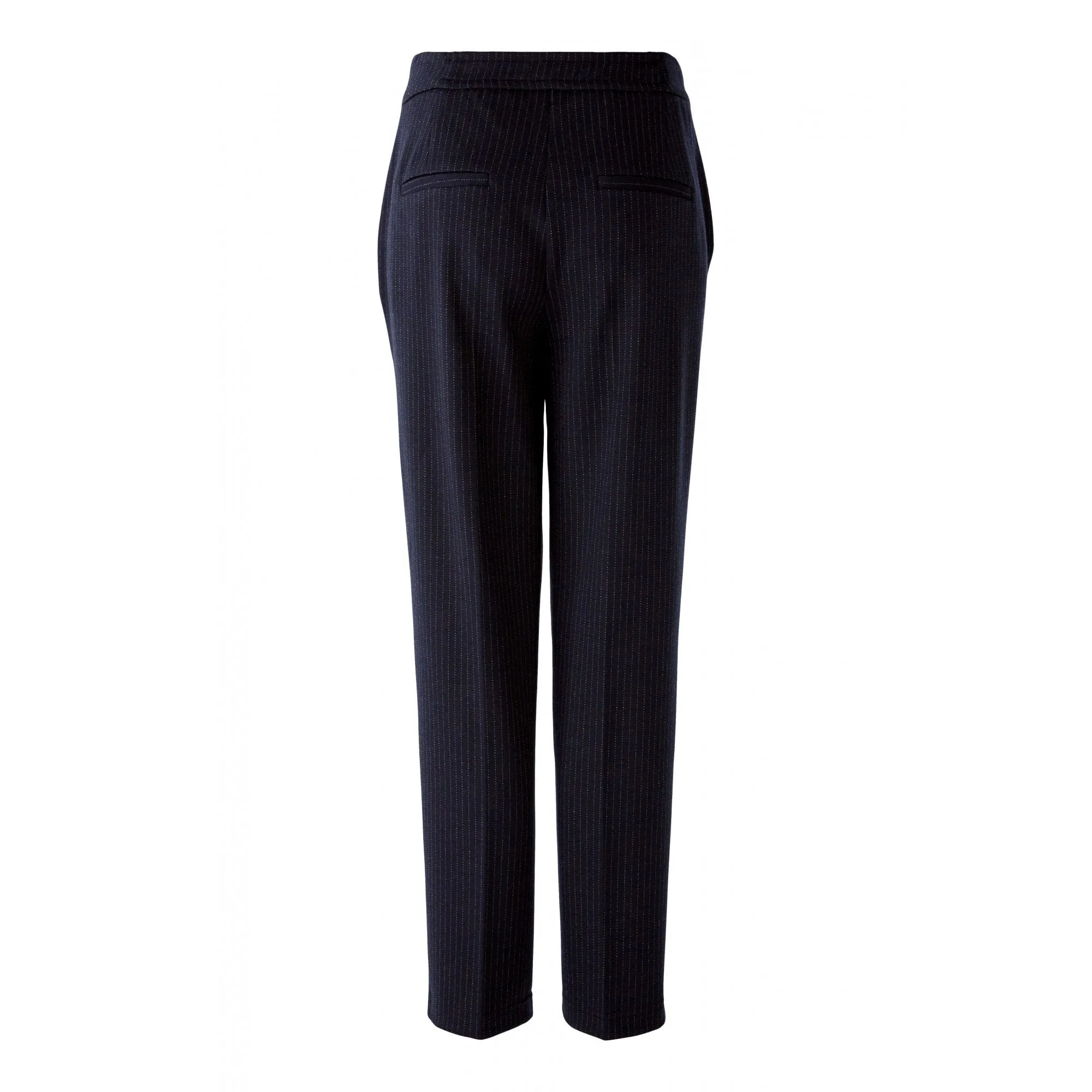 Soft Jersey Pin Stripe Tailored Ankle Length Trouser