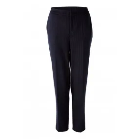 Soft Jersey Pin Stripe Tailored Ankle Length Trouser