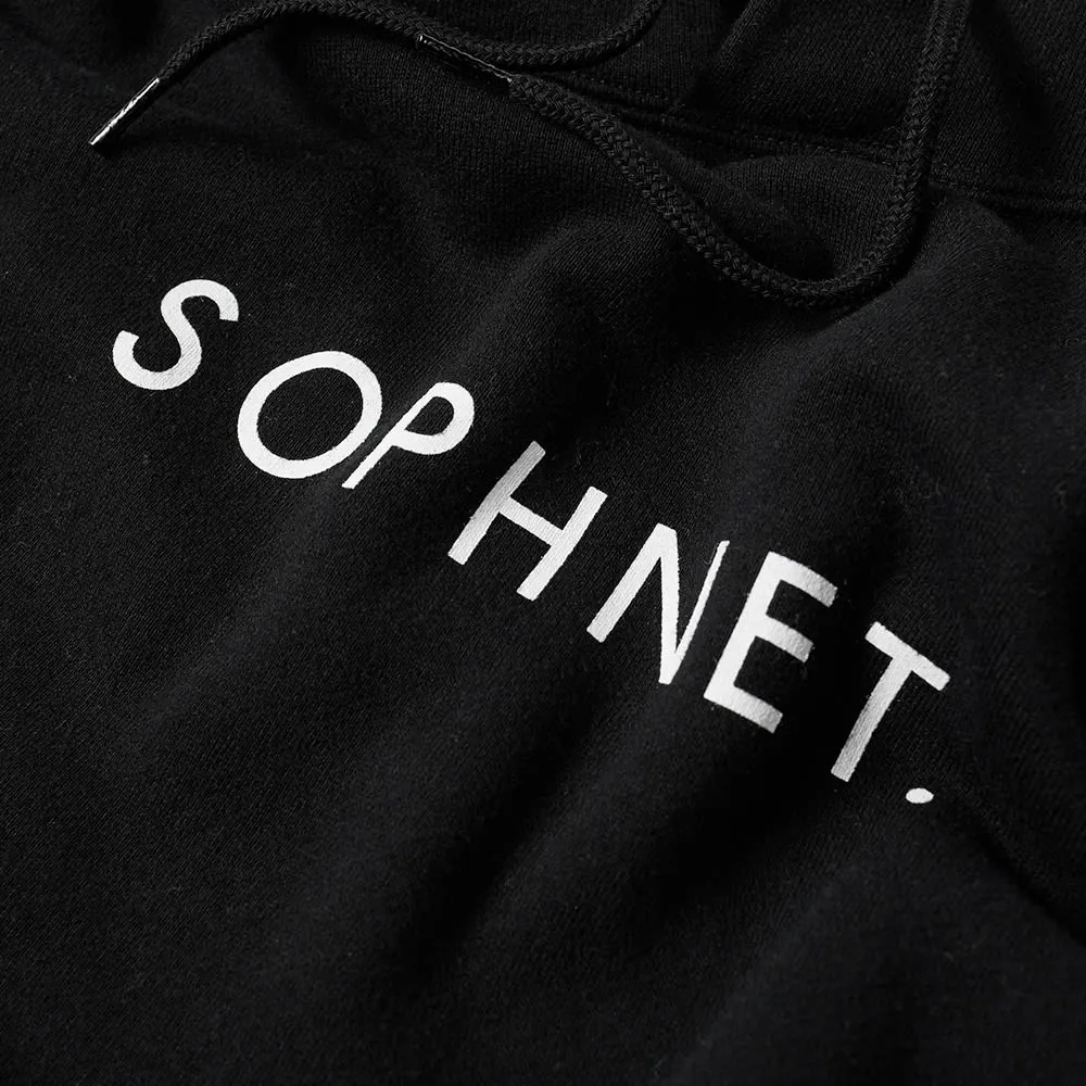 SOPHNET. Star Panel Pullover ParkaBlack