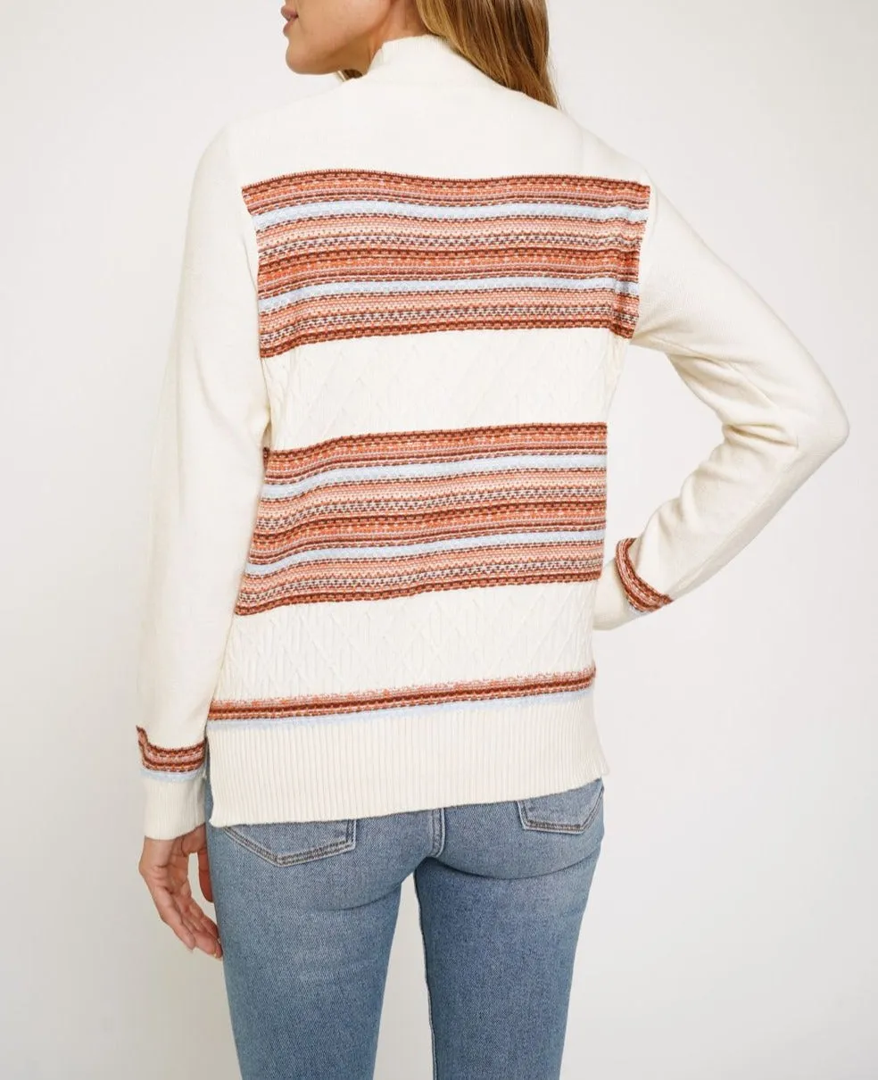 Stripe Mix Pullover