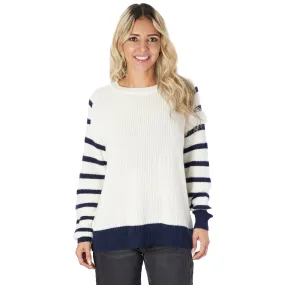 Stripe Sleeve Sweater