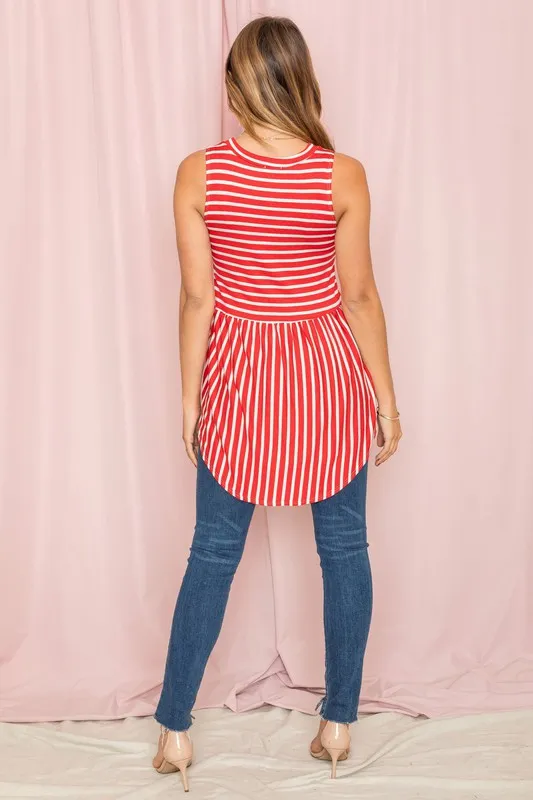 Susan Striped Tank Top - 5 Colors