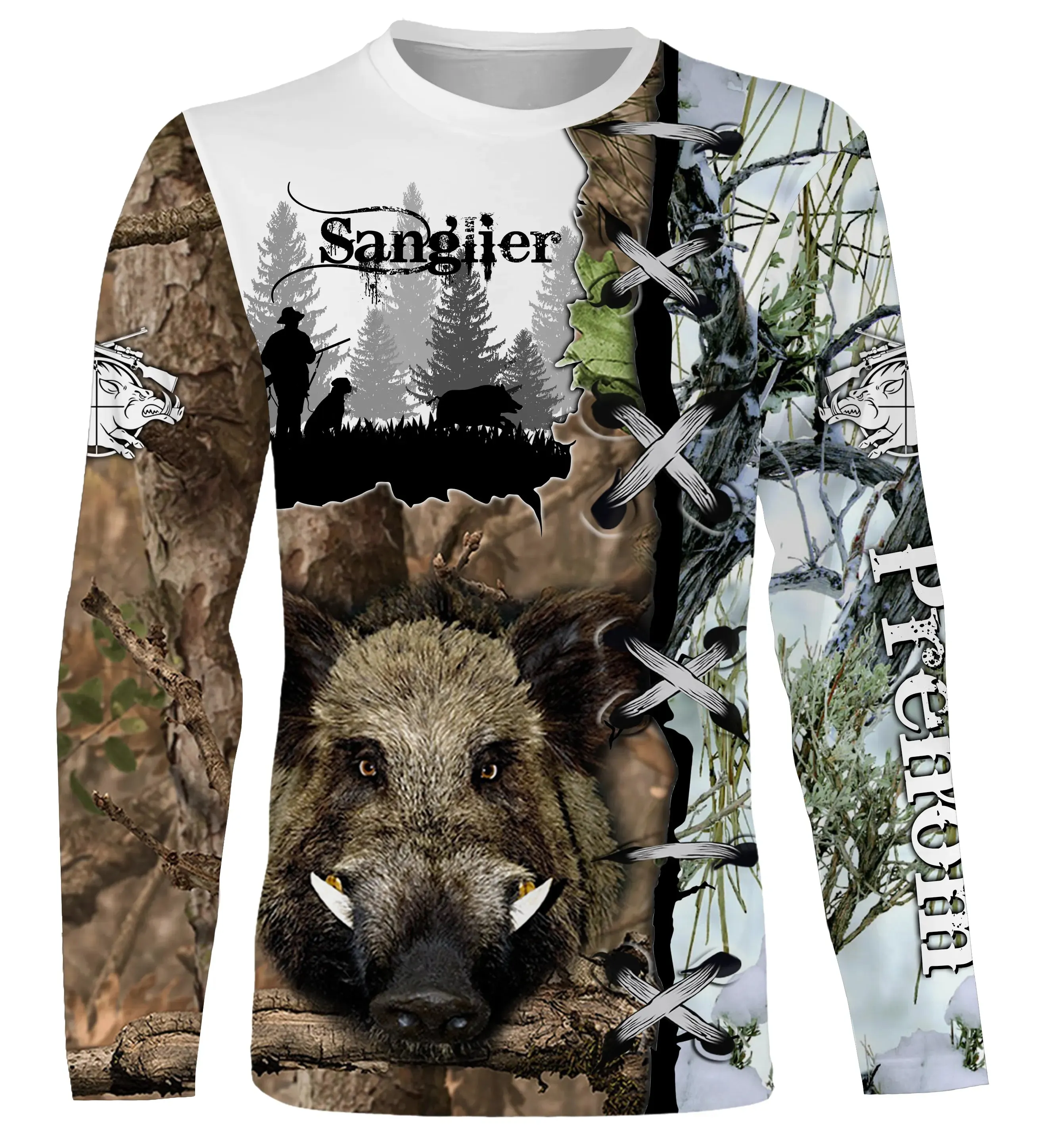 T-shirt Chasse Aux Sangliers, Cadeau Personnalisé Chasseurs - CT29082220