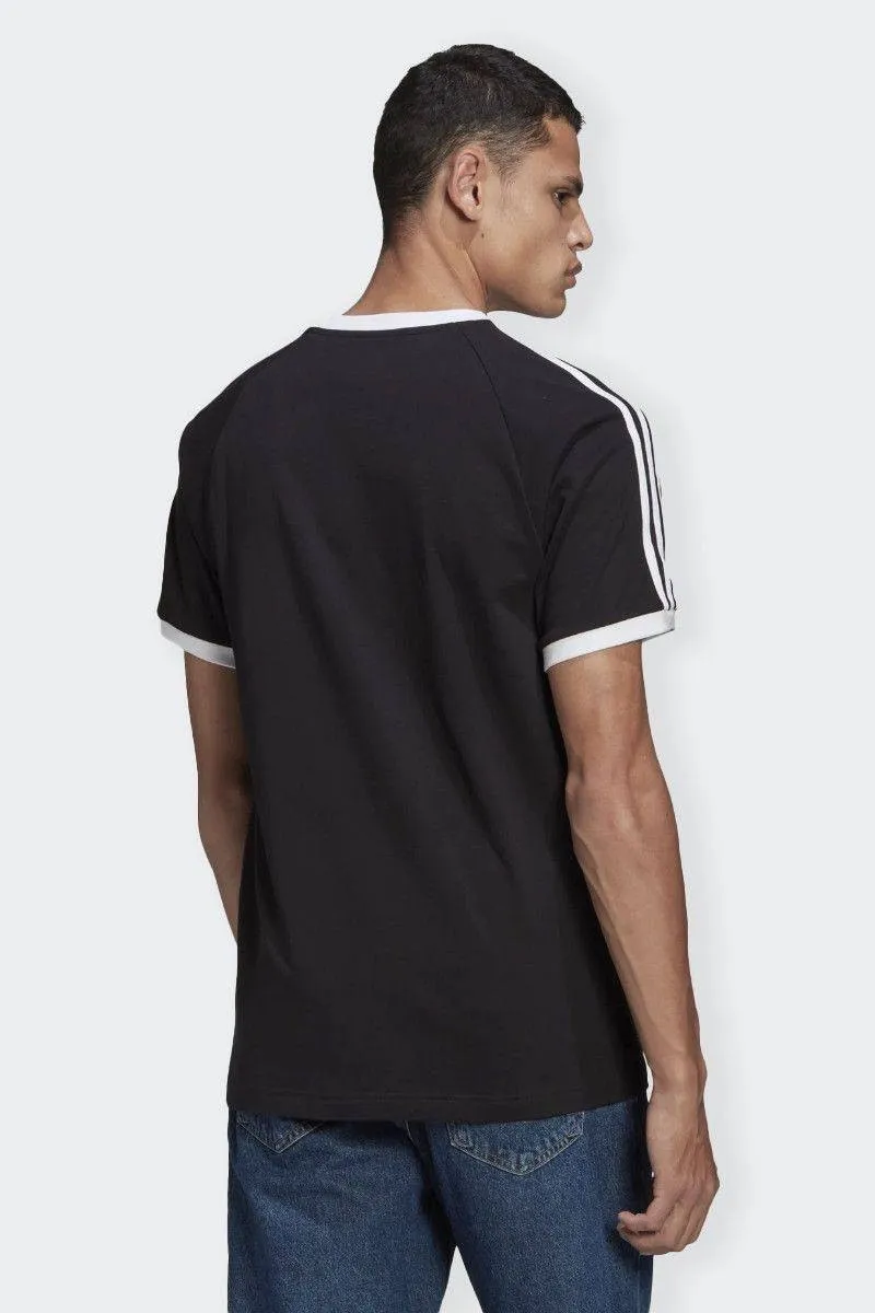 T-SHIRT NERA 3 STRIPES SPORTIVA