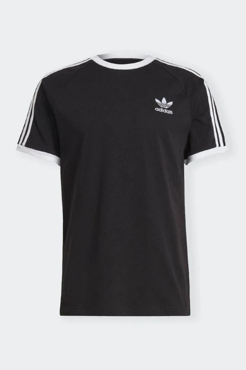 T-SHIRT NERA 3 STRIPES SPORTIVA