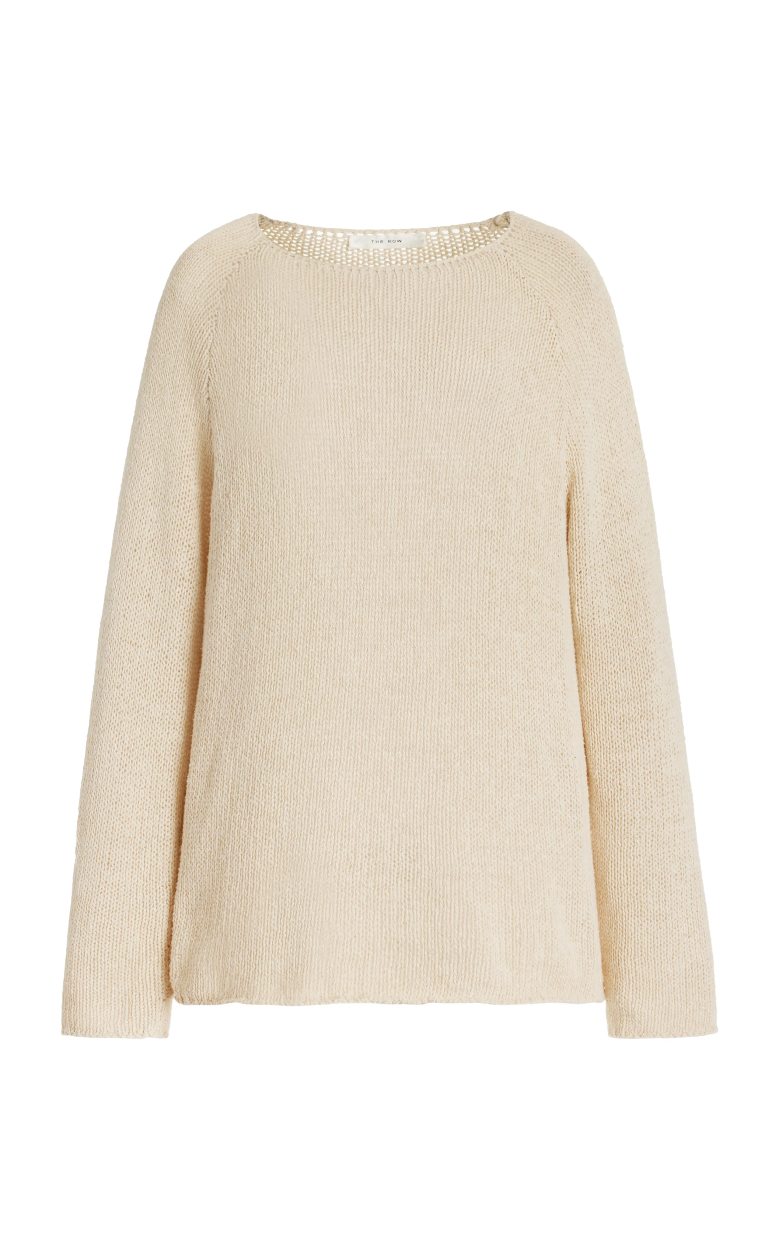 The Row Fausto Knit Silk Sweater