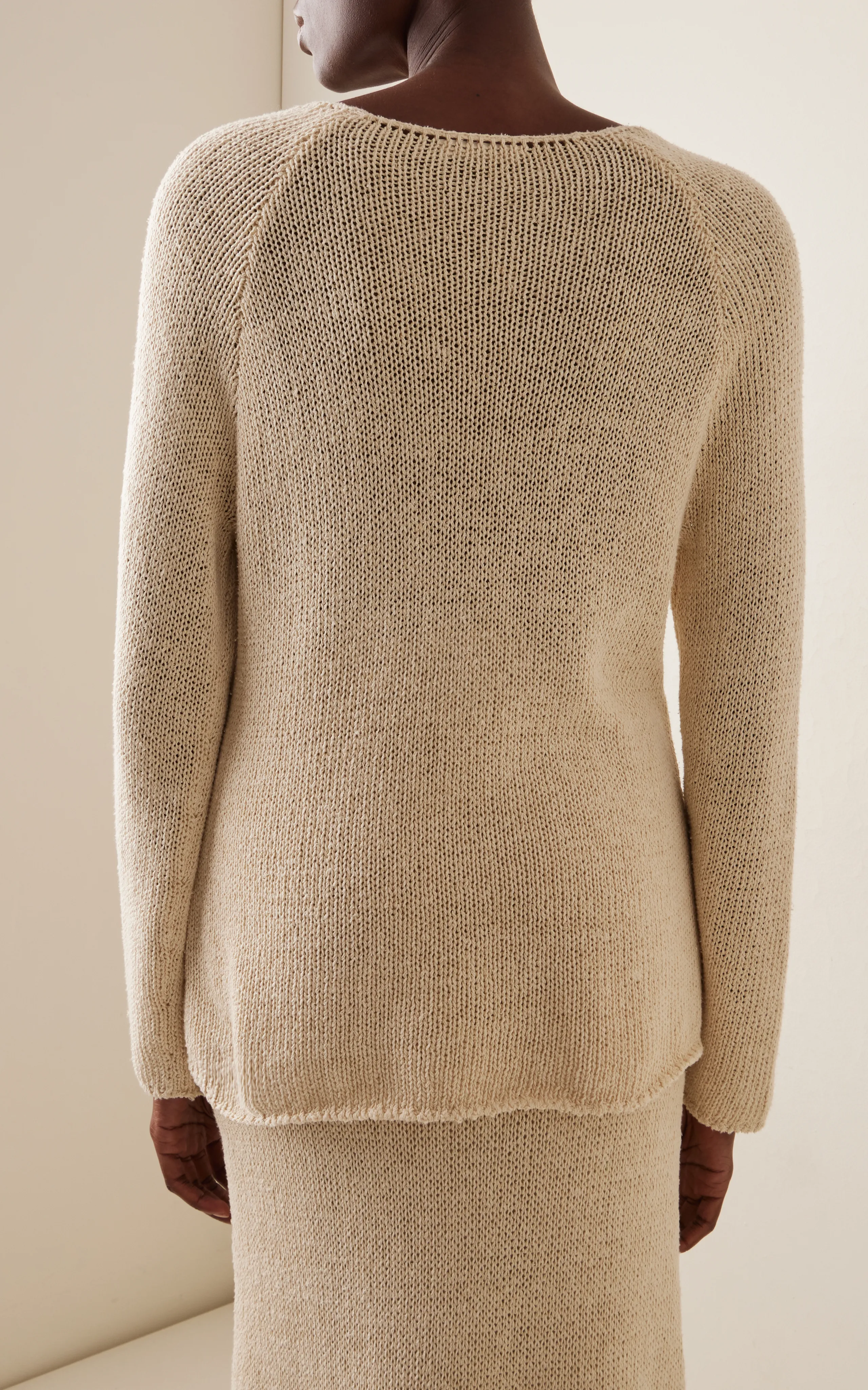 The Row Fausto Knit Silk Sweater