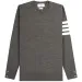 Thom Browne Merino Crew Neck Pullover Medium Grey