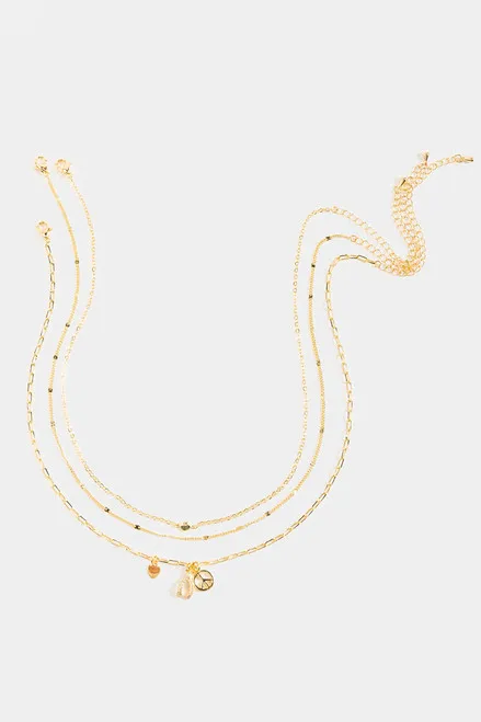 Wendy Layered Charm Necklace