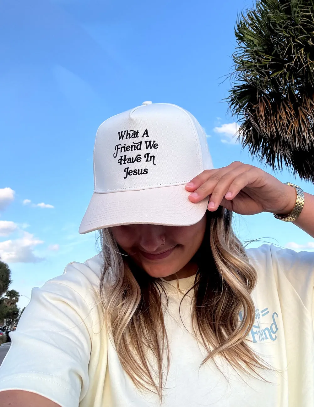 What a Friend in Jesus Trucker Hat