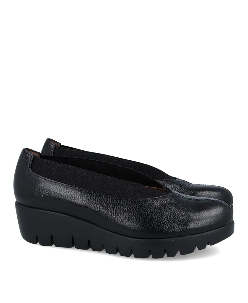 Wonders Agadir wedge ballerina flats