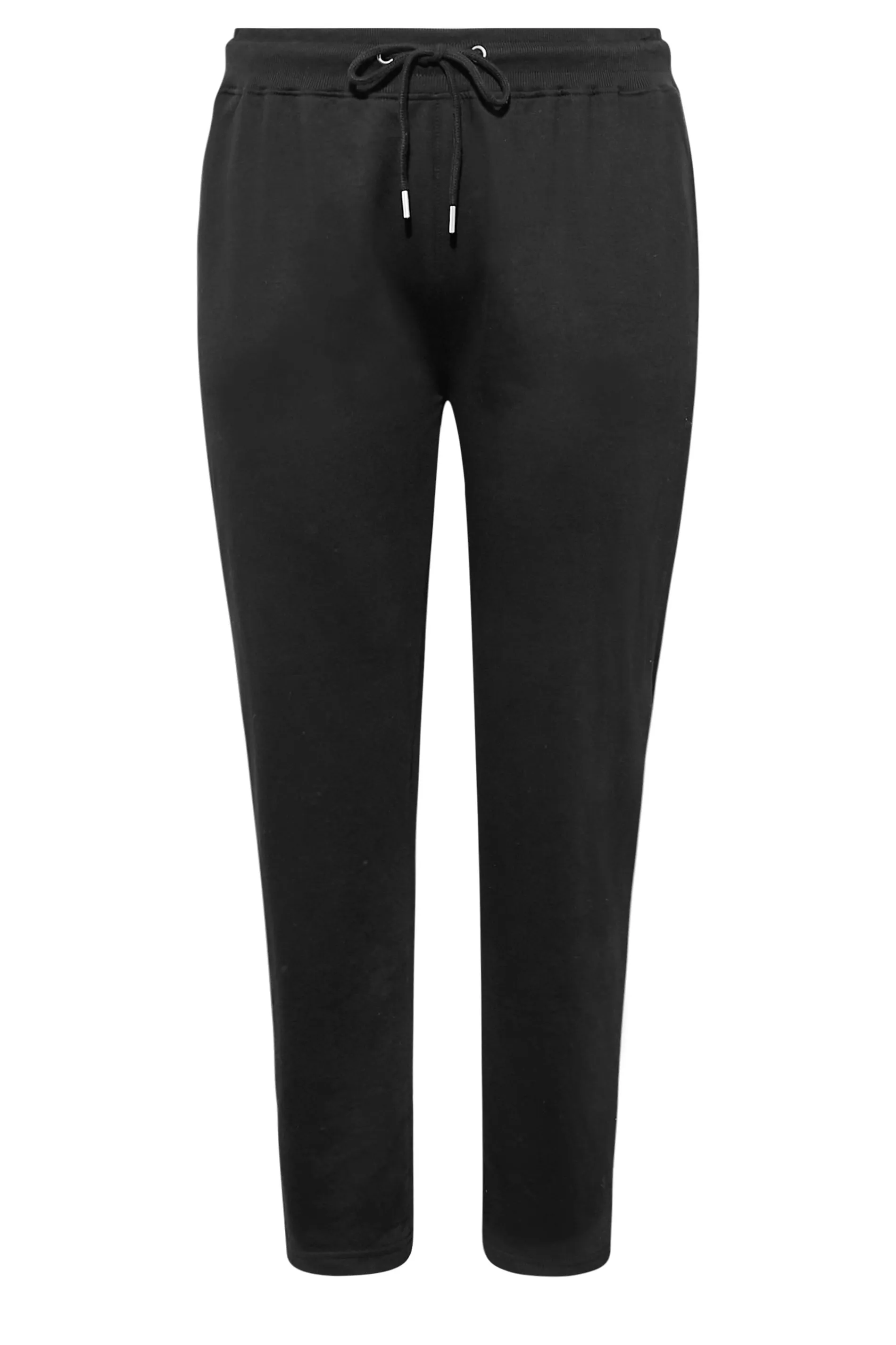 YOURS Curve Black Straight Leg Stretch Joggers